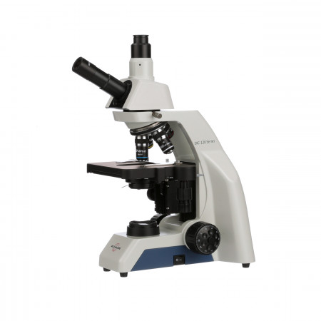 EXC-120 Monocular Microscope w/ Vertical Camera Port, Achromat Objs.