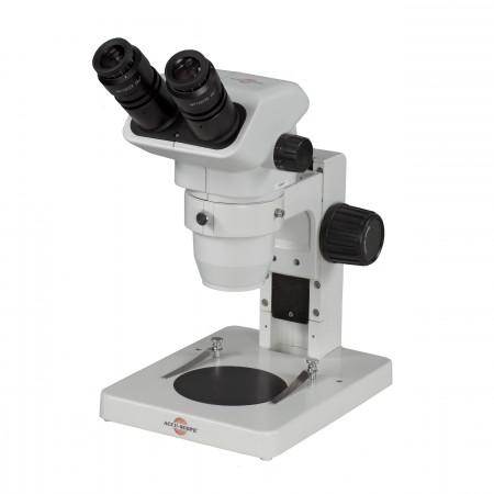 3075 Binocular Zoom Stereo Microscope on Plain Focusing Stand