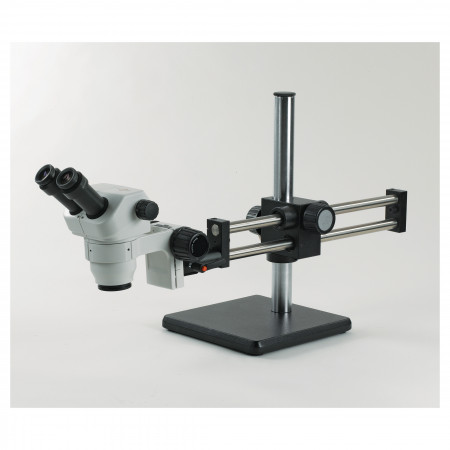 3078 Binocular Zoom Stereo Microscope on Ball Bearing Boom Stand