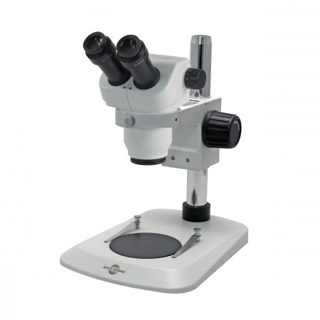 3078 Binocular Zoom Stereo Microscope on Pole Stand