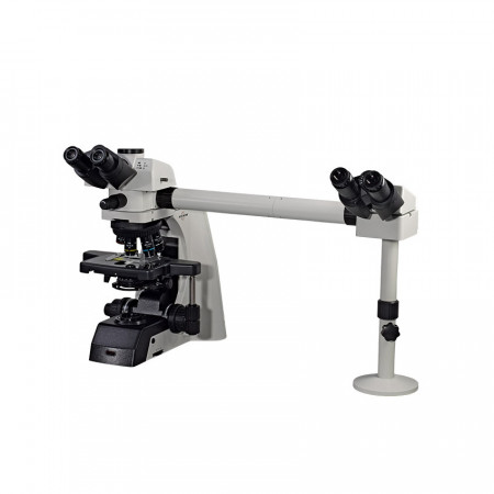 500-2SBS Dual Observer Accessory shown on EXC-500 with optional Viewing Head and Eyepieces