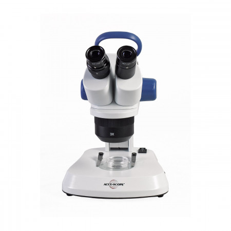 EXS-210 Stereo Microscope with 1X, 2X and 3X Objectives